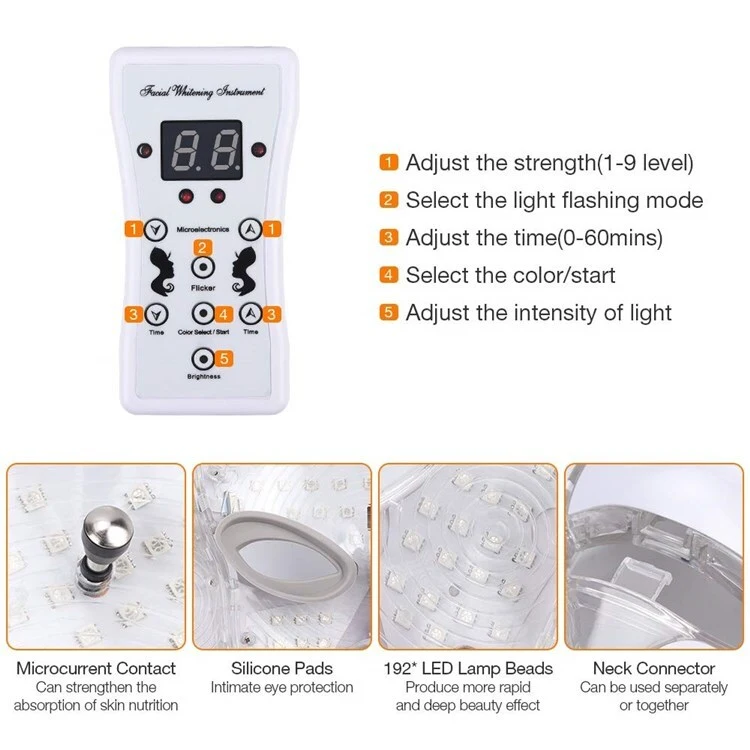 7‑color Led Facial & Neck Therapy Mask (6)