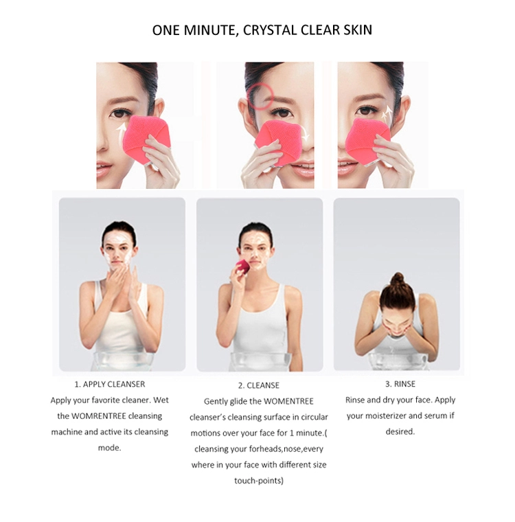 Waterproof Facial Vibration Deep Cleansing Scrubber (2)