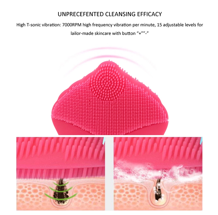 Waterproof Facial Vibration Deep Cleansing Scrubber (3)