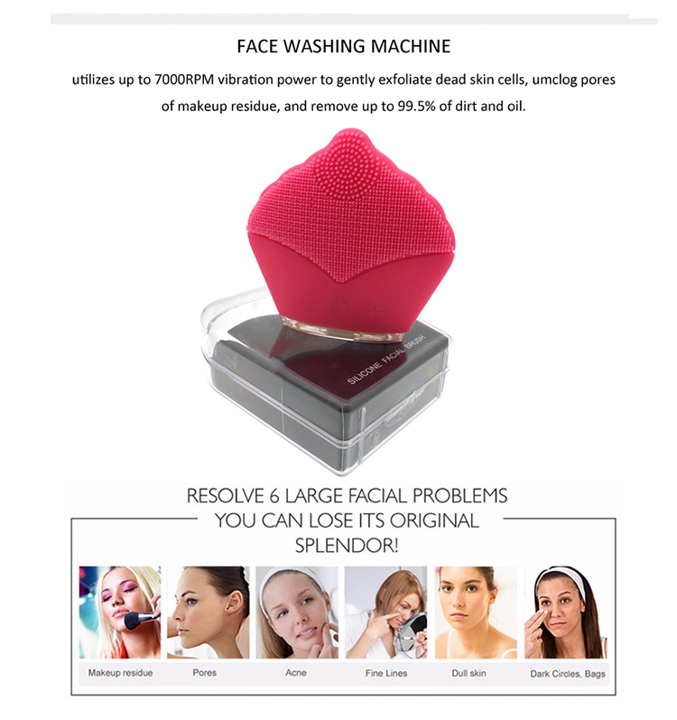 Waterproof Facial Vibration Deep Cleansing Scrubber (9)